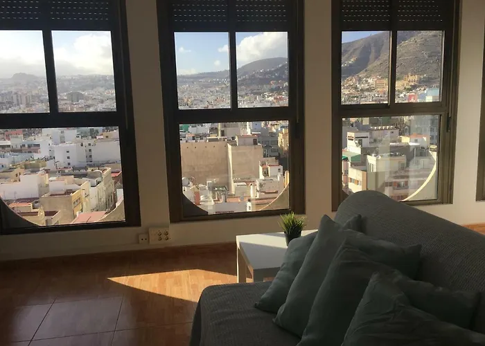 Apartamento con balcon al mar centro Santa cruz